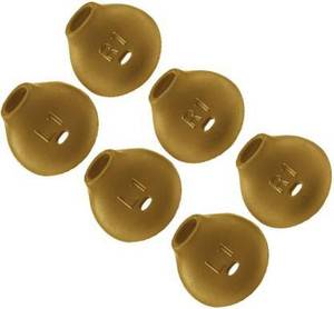 YTM 6 pcs golden colour level u earbuds cover gold 3 pair In The Ear Headphone Cushion