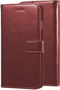 Juberous Flip Cover for Samsung Galaxy C7 Pro Brown - Image 6