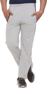 SHAUN Solid Men Grey Track Pants