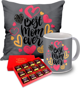 Midiron Mother’s Day Gift | Chocolate Box | Cushion (16*16 inch) | Coffee Mug gift on her Birthday, Anniversary IZ20ST-19 Ceramic Gift Box