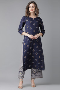 Indo Era Women Printed Straight Kurta