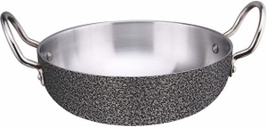 Navghar Heavy quality Deluxe kadhai with induction base (3.25 mm thick) Kadhai 27 cm diameter 3.5 L capacity
