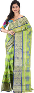 Kalpana Enterprise Embellished Tant Georgette, Viscose Rayon Saree