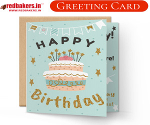 redbakers.in Happy Birthday Special Day Greeting Card Greeting Card