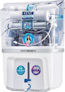 KENT GRAND + NEW MINERAL RO (11075) 9 L RO + UV + UF + TDS Water Purifier