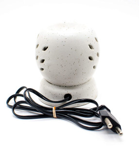 BHARTI TRADERS ROSE, LAVNEDAR Aroma Oil, Diffuser Set Electric Ceramic Heat Aroma Diffuser Set Round Shape Burner Diffuser Set ROSE