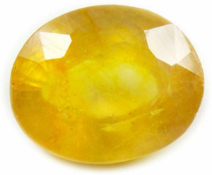 PANDIT JEWELLERS LAB Certified Natural Yellow Sapphire 5.25 Ratti Sri Lanka Yellow / Pukjraj Stone Sapphire Ring