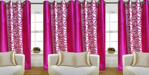 Goodrik 214 cm (7 ft) पॉलिएस्टर दरवाज़ा पर्दा (4  का पैक)