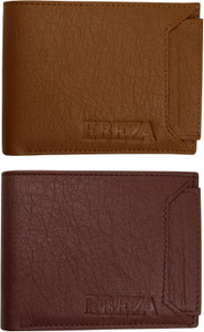 EBEZA Men Casual Tan, Brown Artificial Leather Wallet