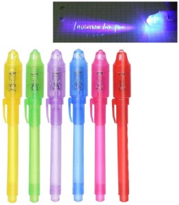 nawani Birthday Popper Invisible Ink Magic Pen with UV-Light Birthday Return Gifts Digital Pen