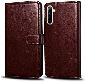 Krofty Flip Cover for Realme 6, Realme 6i