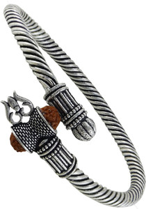 Pink City Brass Silver Kada