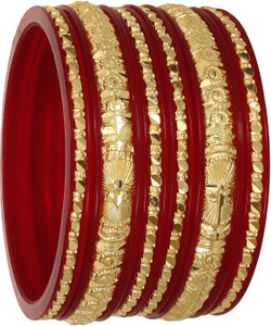 Barffy collections Plastic Gold-plated Bangle Set