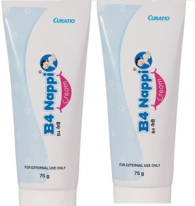 CURATIO B4 NAPPI CREAM (75 GM) - Pack of (2*75g) for babies