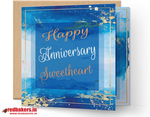 redbakers.in Happy Anniversary Sweetheart Greeting Card Greeting Card