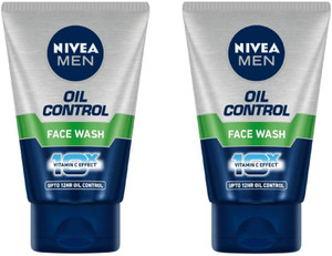 Nivea Men Men Oil Control  100 ml (Pack of 2) #23 Face Wash
