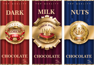 Kinoki Gift Set of 3 Premium Chocolate Bars Bar Gift Pack