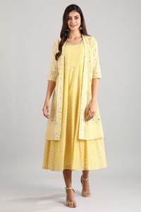 Aurelia Women Kurta Ethnic Jacket Set