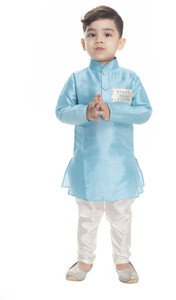 Boom Boys Boys Festive & Party Kurta and Pyjama Set