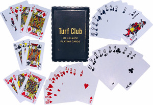 Friars Club playing card オールドデック未開封 Miniature Mart Original Turf Club Plastic Playing Card For Kids