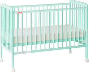 FISHER-PRICE Joy Crib with Mattress - Sea Green Cot