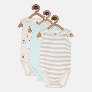 MINI KLUB Baby Boys Multicolor Bodysuit