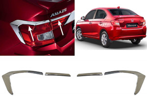 CARMART Tail Light Chrome Garnish Imported AMAZE 2018