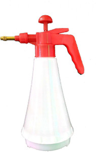 TEJAS SMART GADGETS Garden Agriculture Spray Pump Compression Pressure Sprayer + Adjustable Brass Nozzle for Mist & Spray + High Quality Pet Plastic Water Bottle 1 L Hand Held Sprayer