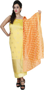 Sublime W Chanderi Self Design Salwar Suit Material
