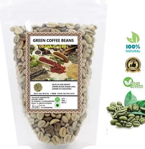 ORGANIC HERBS Green coffee beans - For Weight Management Instant Coffee