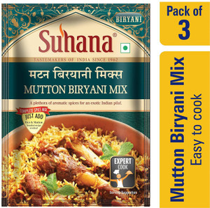 SUHANA MUTTON BIRYANI MIX 50G POUCH(PACK OF 3)