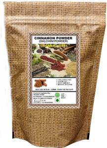 ORGANIC HERBS CINNAMON STICK ( DLACHINI ) POWDER 100 GM