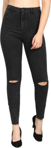 KOTTY Skinny Women Black Jeans