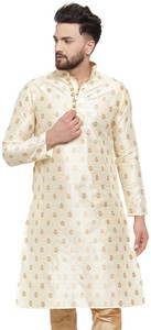Larwa Men Printed Straight Kurta