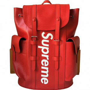 Supreme RED LEATHER BACKPACK 1 L Backpack RED - Price in India