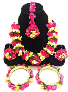 Sarthak Fashion Plastic, Paper Pink Jewellery Set