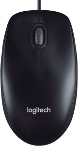 Logitech M90 / 1000 DPI Optical Tracking, Ambidextrous Wired Optical Mouse