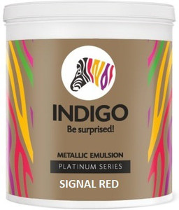 Indigo SIGNAL RED SIGNAL RED Emulsion Wall Paint Price in India - Buy ...