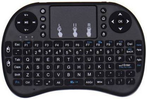 FosCadit Mini Wireless Keyboard with Touchpad,QWERTY Keyboard,LED Backlit,Portable Keyboard Wireless for laptop/PC/Tablets/Windows Wireless Handheld Laptop Keyboard Compatible with Desktop, Laptop, Mac