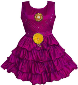 Mullick the designer Indi Girls Midi/Knee Length Party Dress