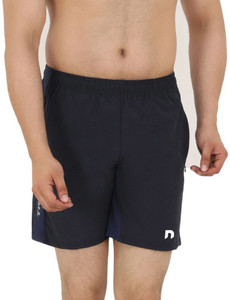 never lose Printed Men Black Sports Shorts