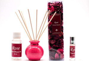 homedecor anurudh Pure Aroma Diffuser ,Rose,,,,Fragrance Oil, 60 Ml Aroma Diffuser Oil Candle