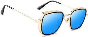 Garth Retro Square Sunglasses