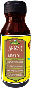 Arizzo Brown Dye for Shoes , Leather,& MicroFibre material.