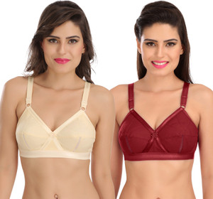 SONA Women's Perfecto Cotton Full Coverage Bra Women Everyday Non Padded Bra