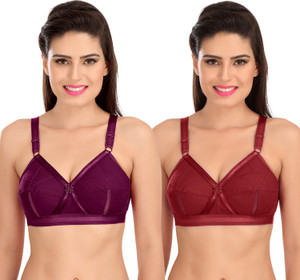 SONA Women's Perfecto Cotton Full Coverage Bra Women Everyday Non Padded Bra