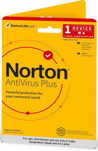 Norton Anti-virus Plus 1 PC 1 Year(Physical Sleeve)