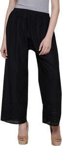 TNQ Relaxed Women Black Trousers