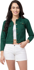 FUNDAY FASHION 3/4th Sleeve Solid Women Jacket