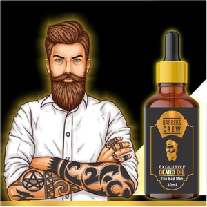 Barbers Crew Exclusive Beard Oil (30ml) for Patchy Beard - Image 3